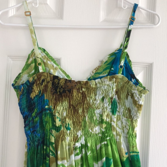 Lightweight Maxi Sundress 100% Cotton by Speed Control New York Like New - Picture 7 of 10